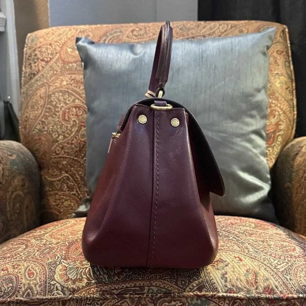 Coach Rogue Slouchy in Merlot - Picture 3 of 10